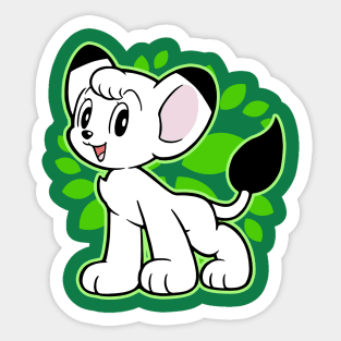 White Lion Sticker